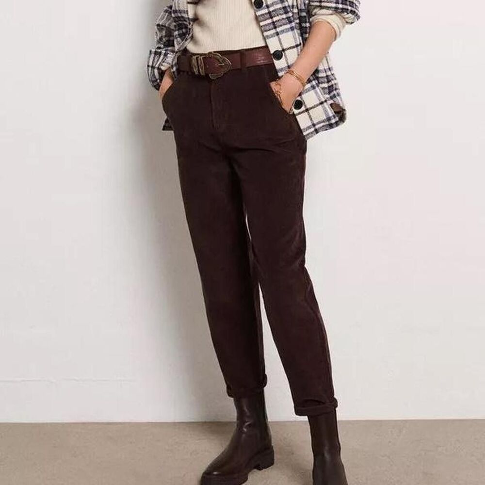 Ba-sh Women's Brown Trousers